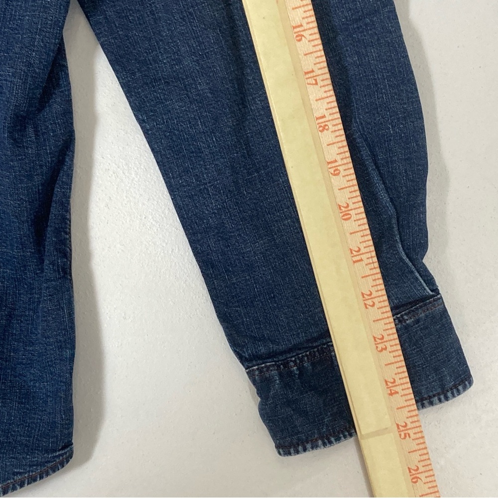 Carthartt Shirt Men's XL Relaxed Fit Blue Denim Cottagecore Workwear Western - Picture 10 of 16